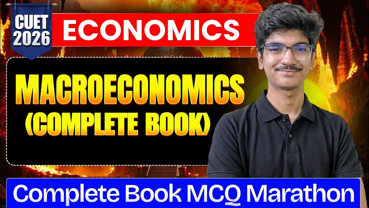 Complete Macroeconomics MCQs One Shot Cuet 2026 🔥| Most Expected MCQs Cuet Economics