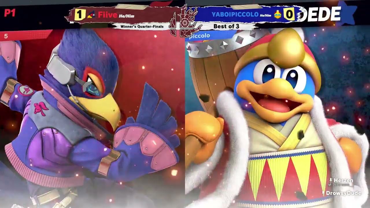 FragSmash Weekly 150 | Fiive (Falco) vs YABOIPICCOLO (King Dedede)  Winner's Quarter-Finals