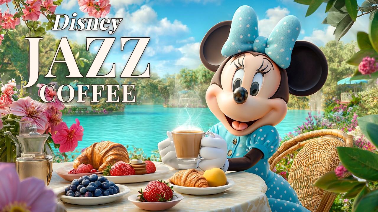 Инструментальная джазовая композиция Disney ☕ Мягкое фортепиано и саксофон | Музыка для уютного кафе