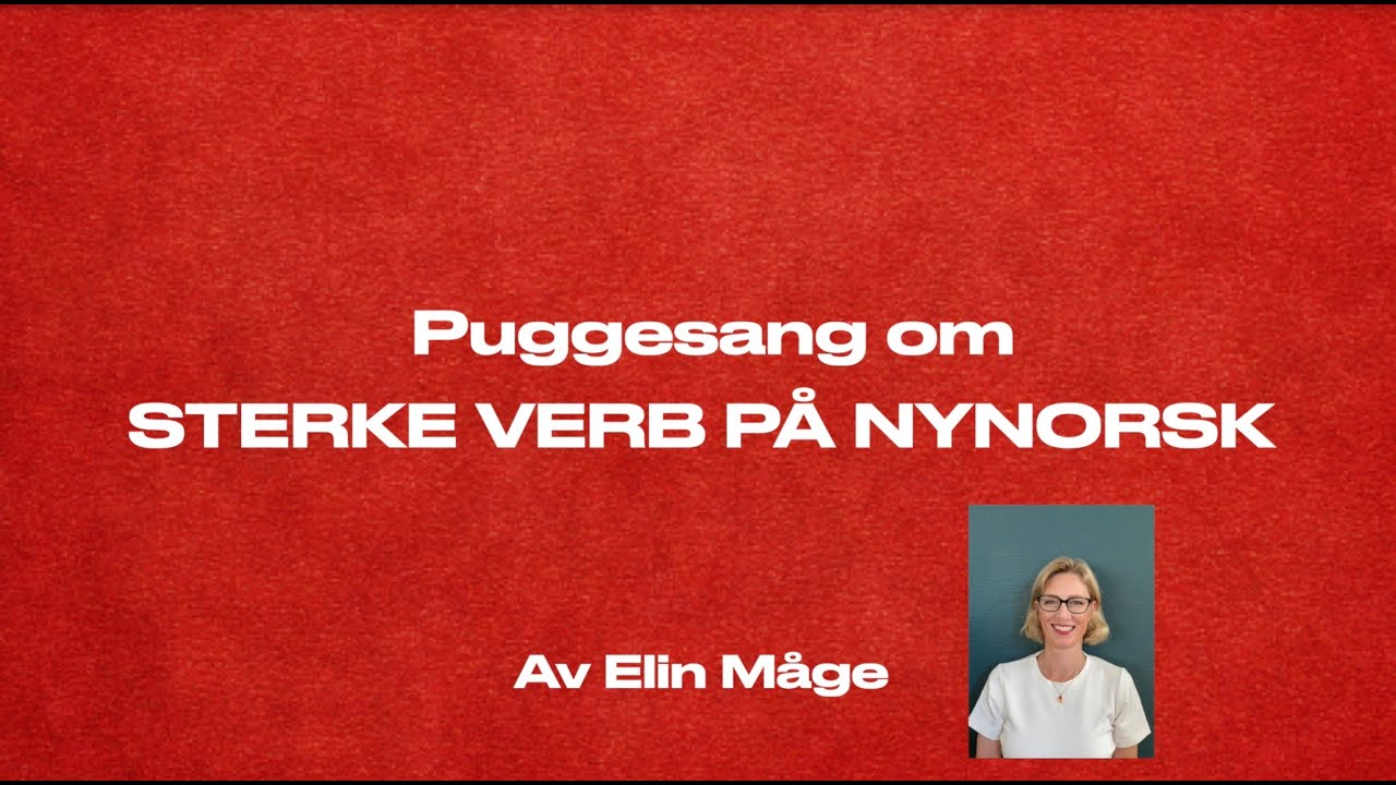 Sterke verb på nynorsk
