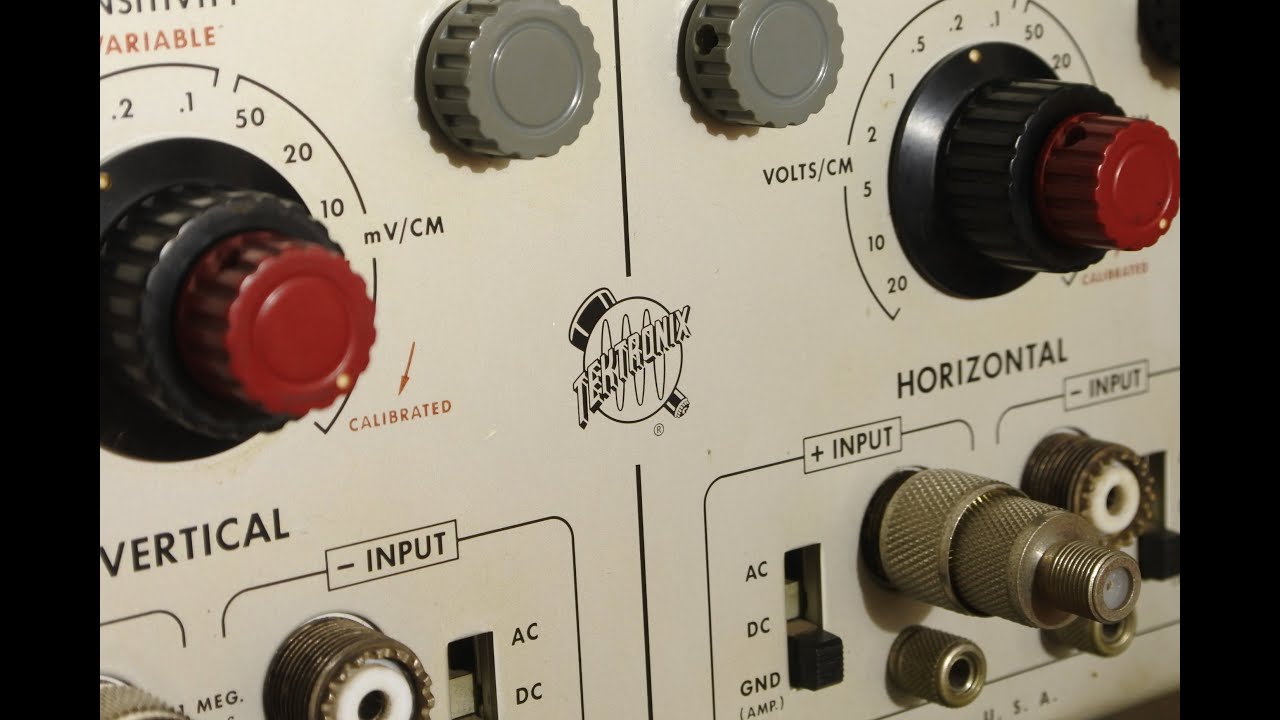 Vintage Tektronix Oscilloscope Teardown and Demo