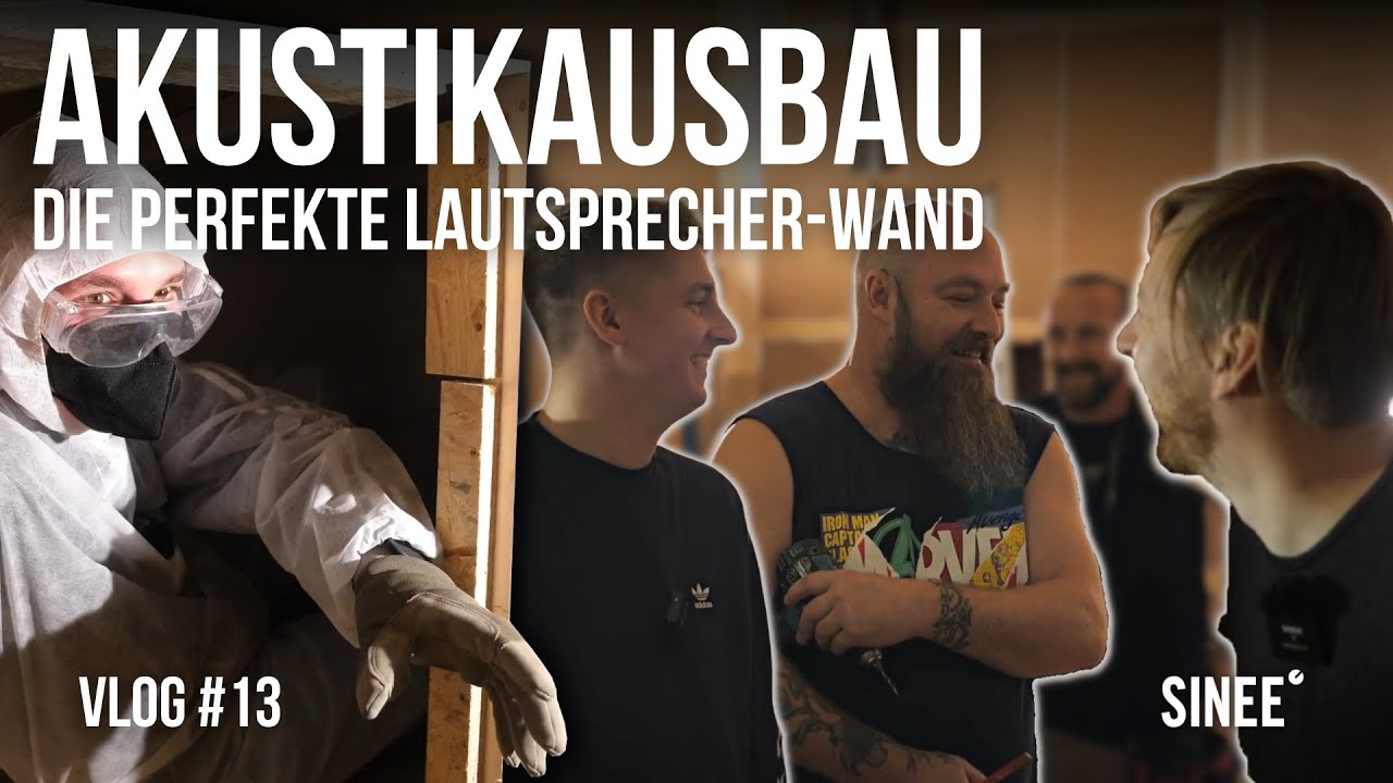 Angepackt: Akustik-Ausbau im Tonstudio & die perfekte Wand für Lautsprecher I Tonstudio Vlog 13
