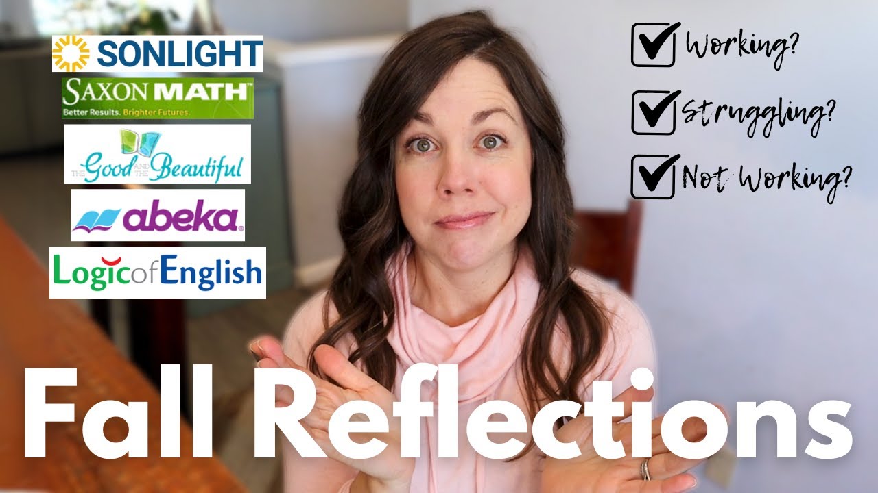 Fall Homeschool Reflections II Midyear CURRICULUM Updates