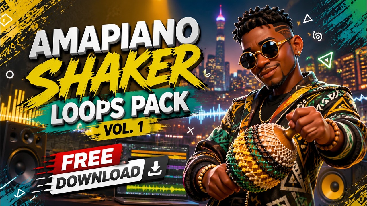 Free Download Amapiano Shaker Loops Pack Vol. 1 | High Quality | 2026