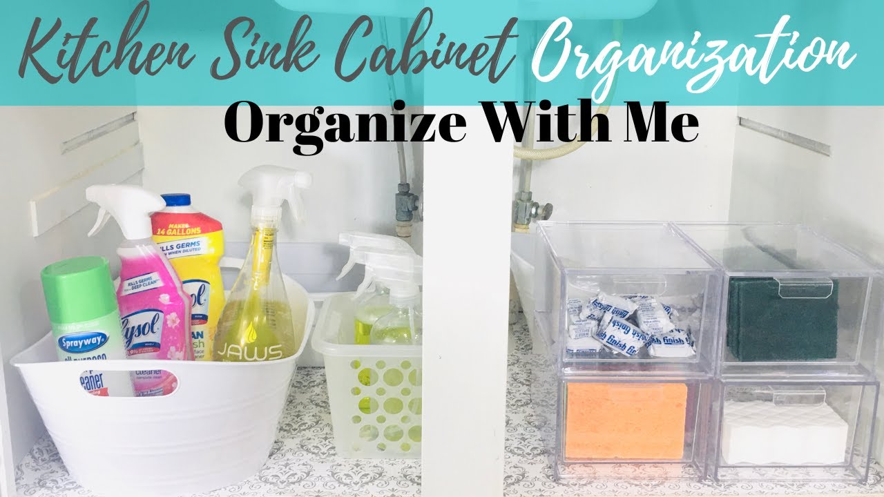 *REPOST* ORGANIZE WITH ME | UNDER THE KITCHEN SINK STORAGE IDEAS | Homemaking