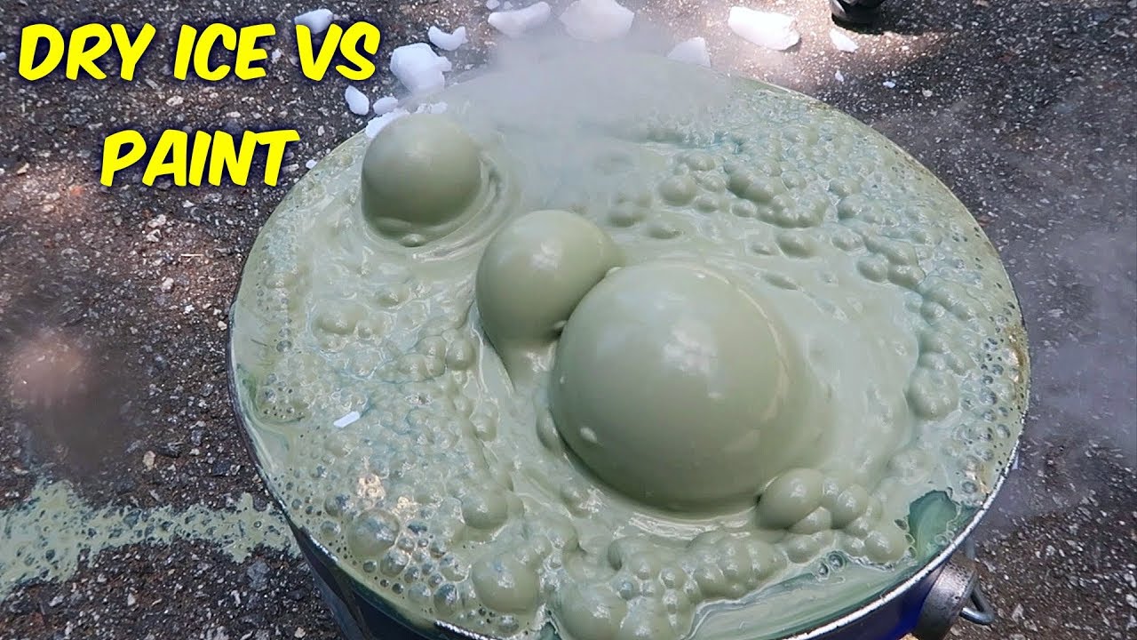 Dry Ice Vs Paint