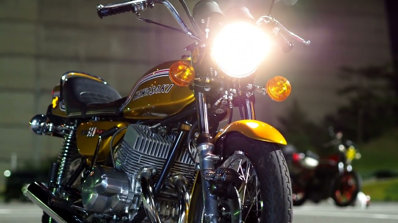 マッハⅢ  750SSの加速音がヤバ過ぎる  白煙  Kawasaki  750SS