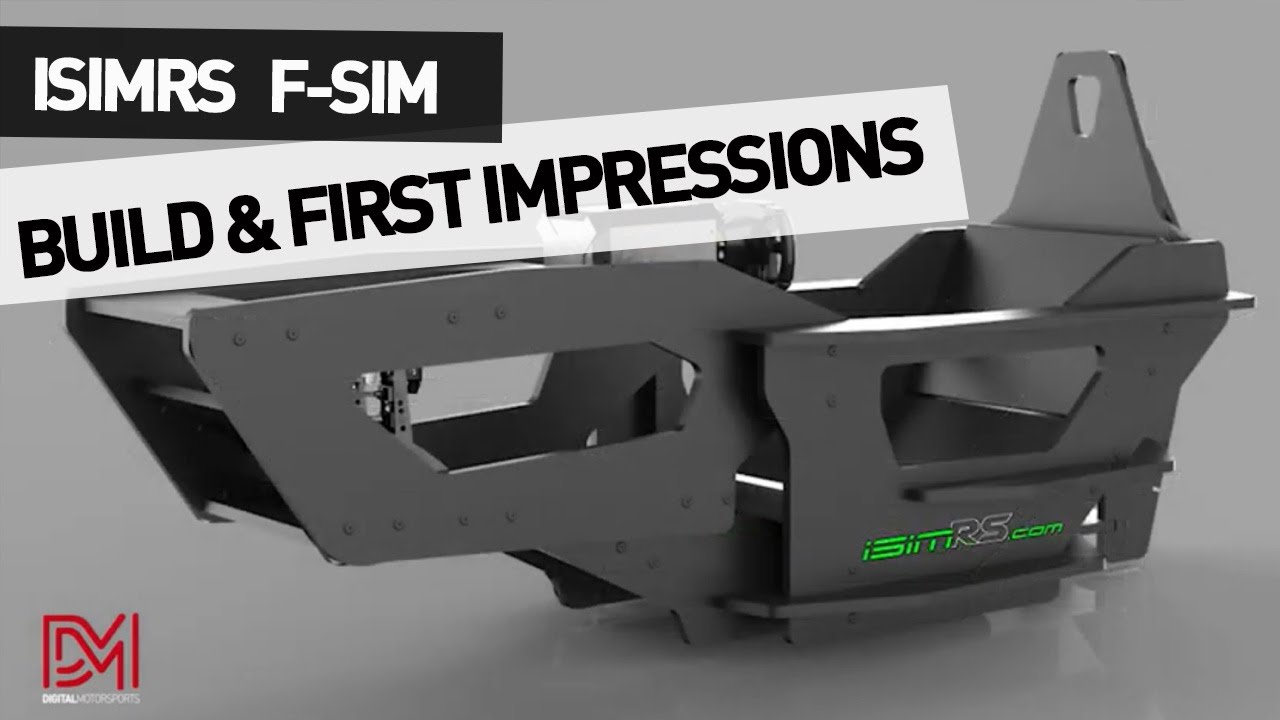 First Look And Build Of The F-Sim By iSimRS. Formula Seating Position Sim Racing Chassis