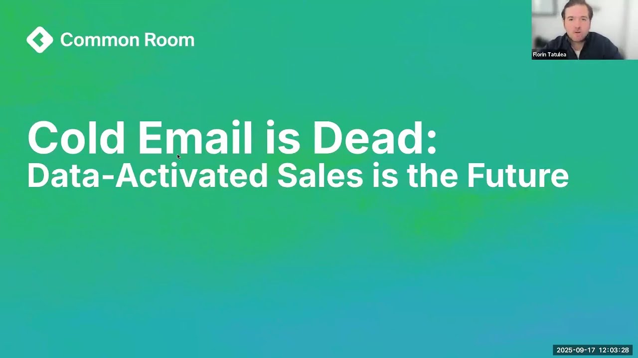 Cold email is dead—how the data activated Salesforce is becoming the CLEAR future of outbound