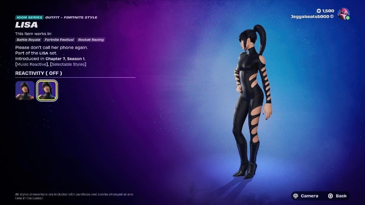 Fortnite_Lisa show case