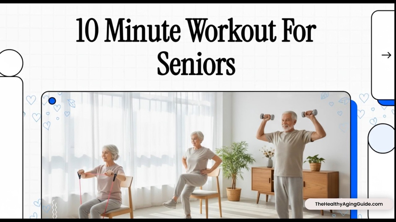 10 Minute Workout For Seniors: Simple Full Body Routine Low Impact + Safe