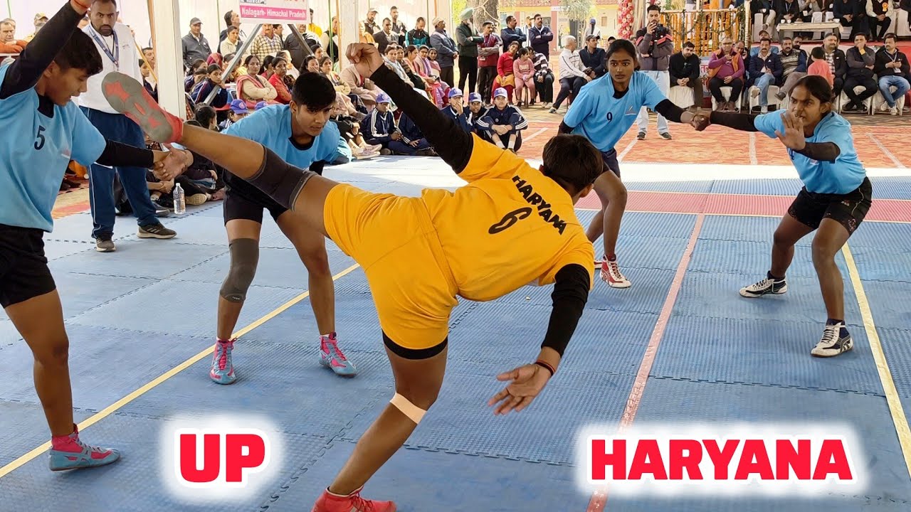 Semifinal Haryana UP U19 National School Girls Kabaddi Championship Himachal Live