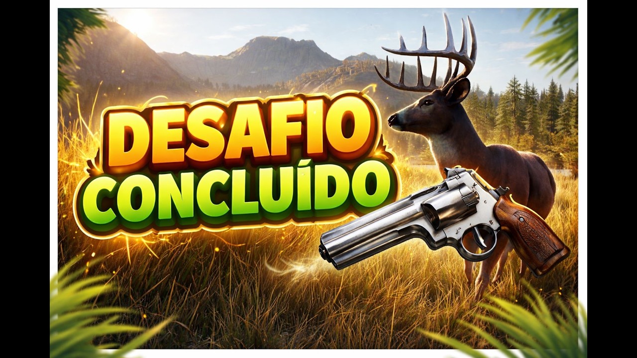 FINALMENTE  desafio concluído iniciante.... the hunter call of the wild