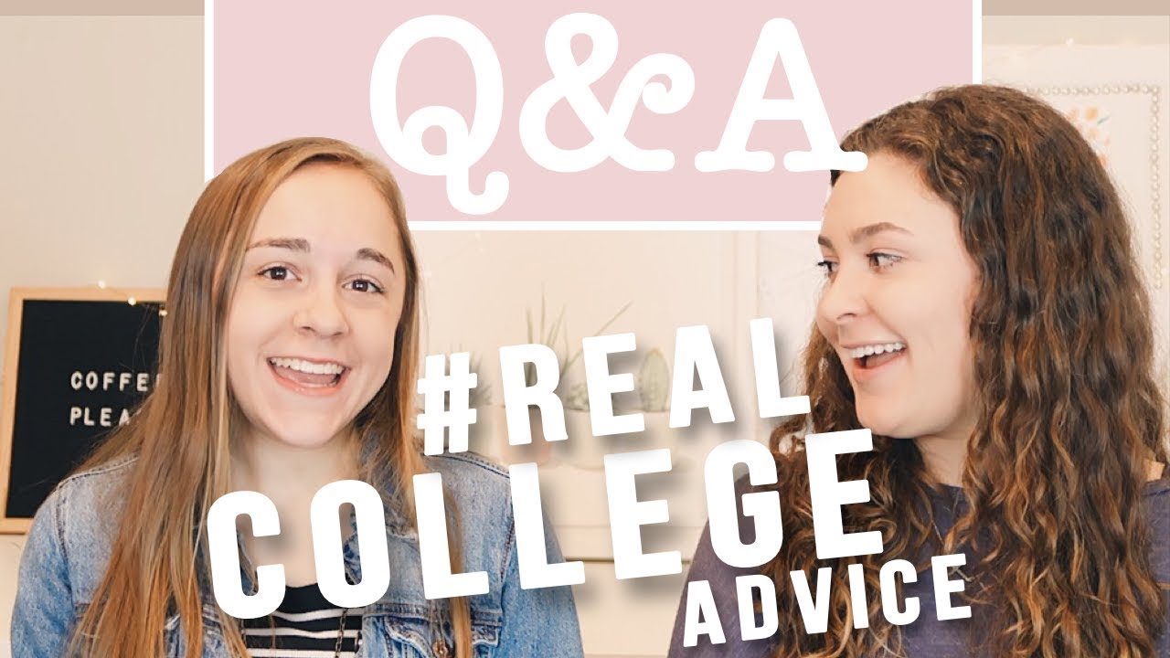 College Advice - time management, temptations, choosing a major (w/ Sadie)