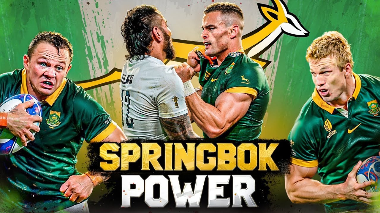 The Springboks Being The Most Powerful Team!!