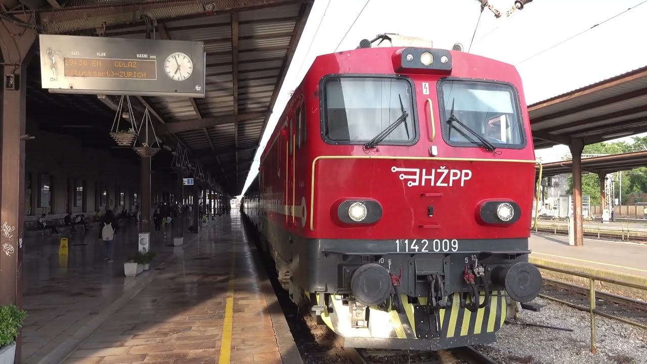 2024 - HZ - Trains in Zagreb Glavni kolodvor (main station)