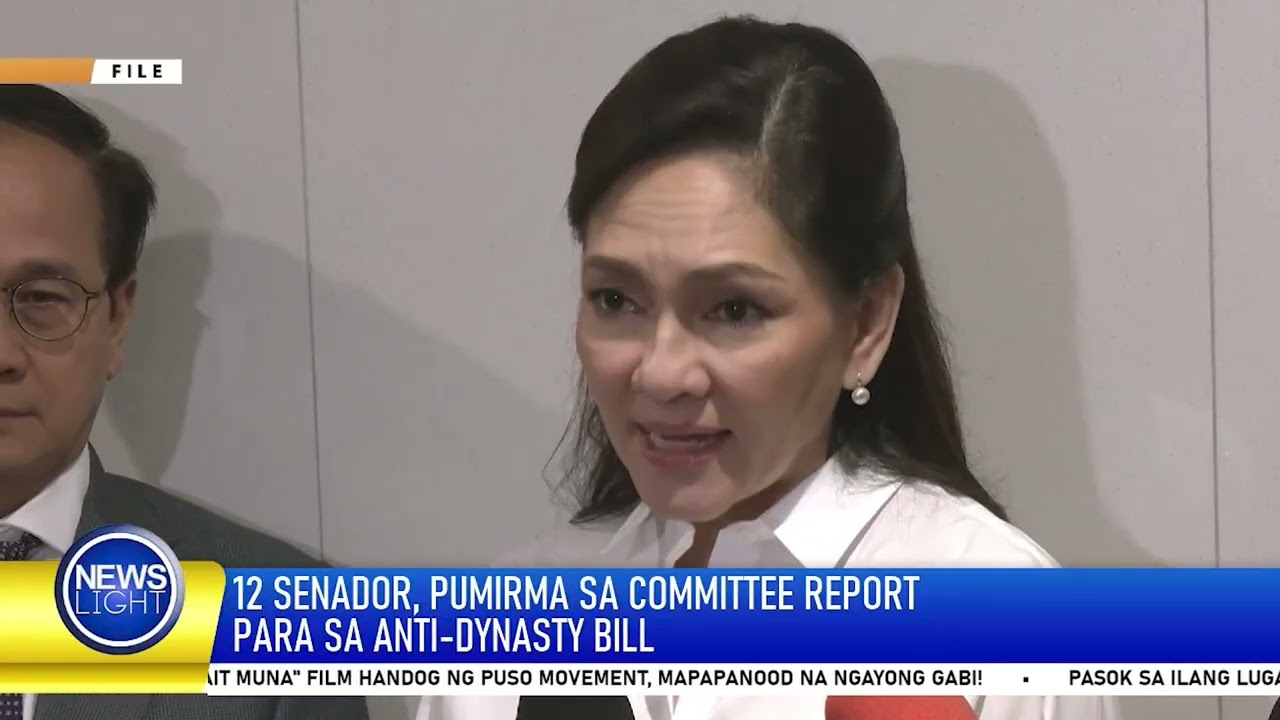 12 senador, pumirma sa committee report para sa anti-dynasty bill | News Light