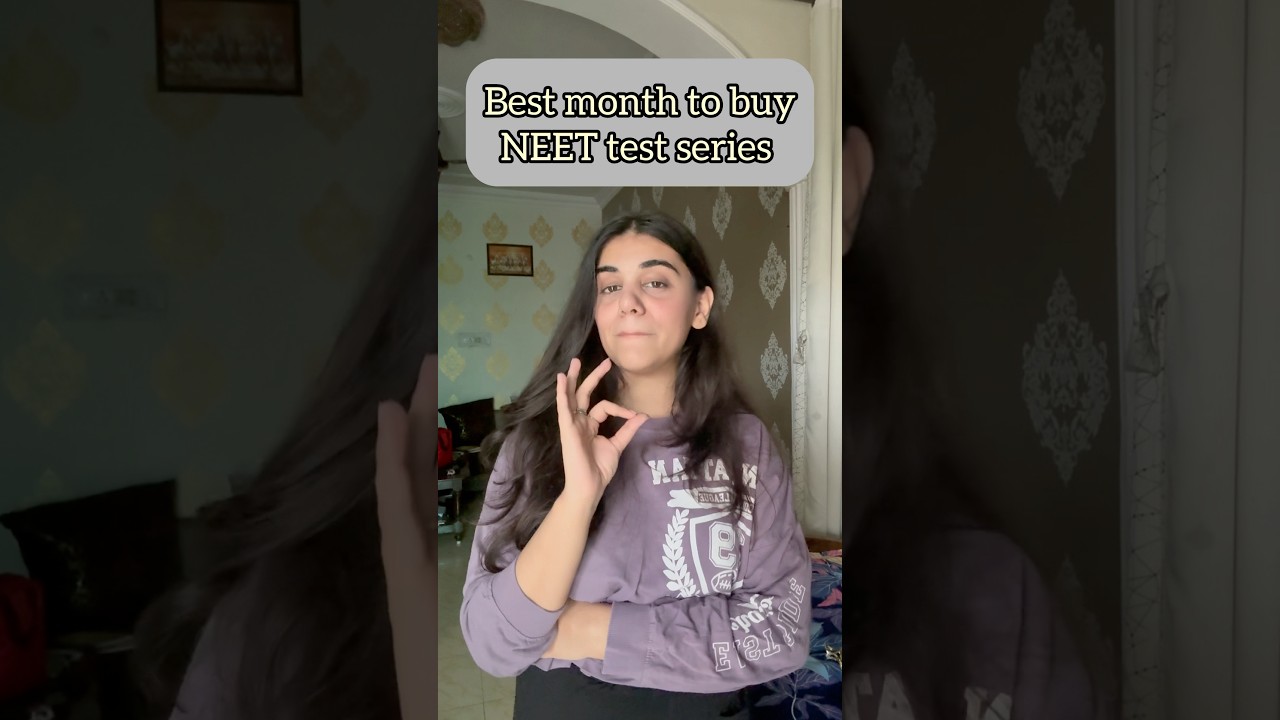 Best time to buy test series for NEET⁉️ #neet #testseries #pw #mrsir #foryou #viralvideo #fyp