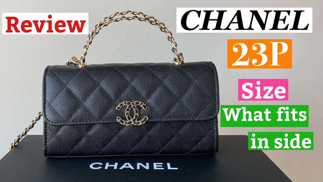 Review CHANEL Flap Phone Holder With Chain 23P Collection | Size | What fits in side| Mod Shots