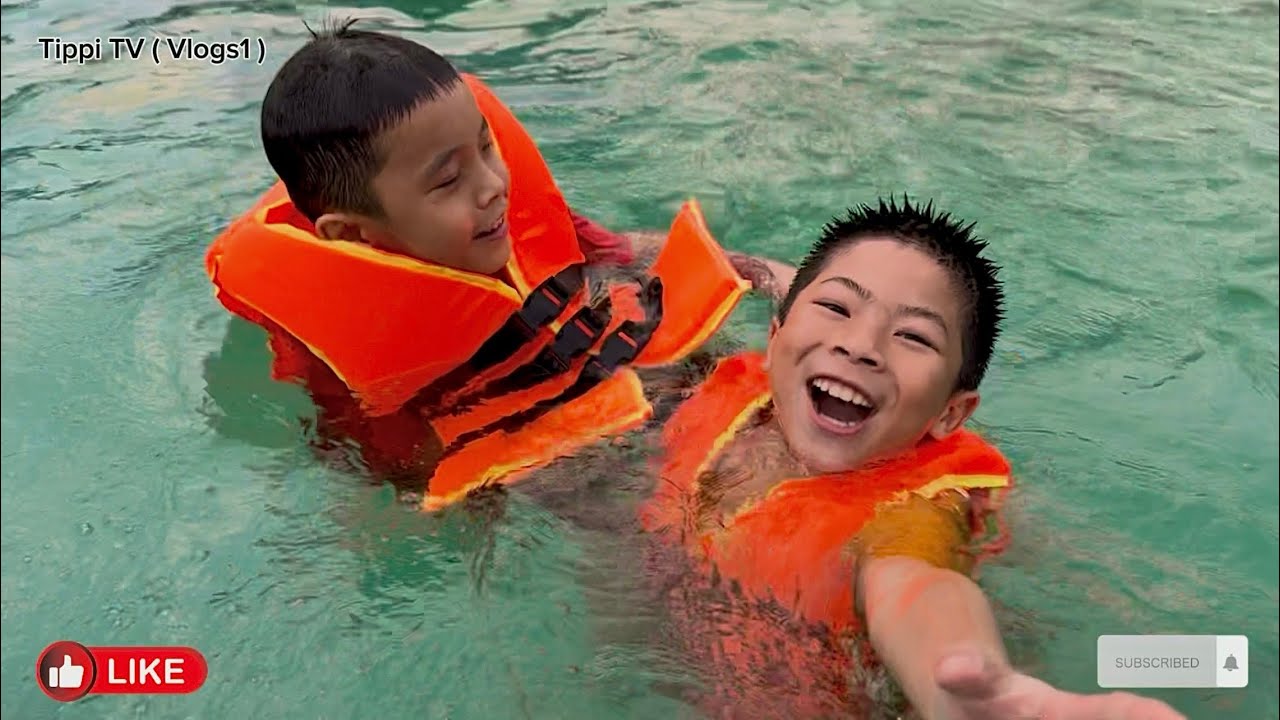 Tippi TV || Vlogs1 - Team Tippi Đi Bơi #tippitv