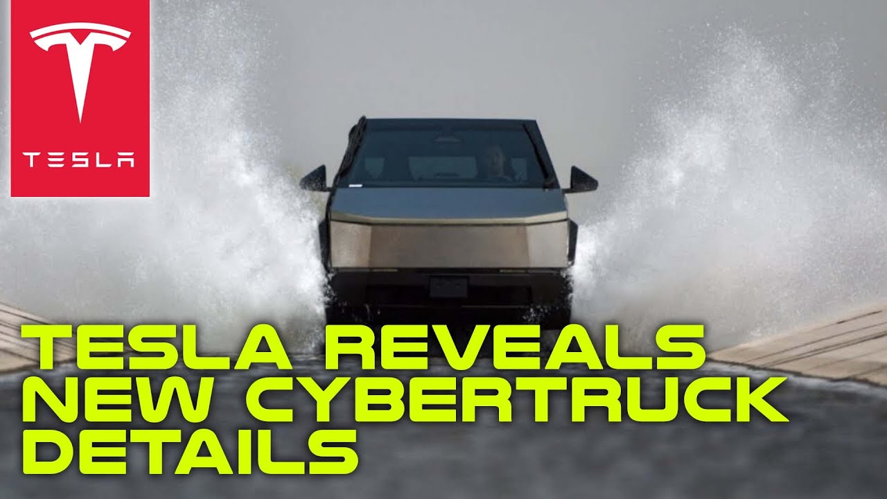 Tesla reveals new Cybertruck details