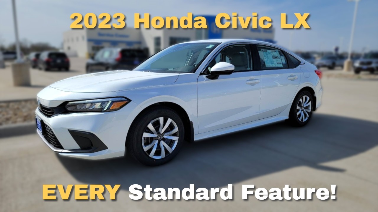 2023 Honda Civic LX Walkaround | Demo of Standard Features