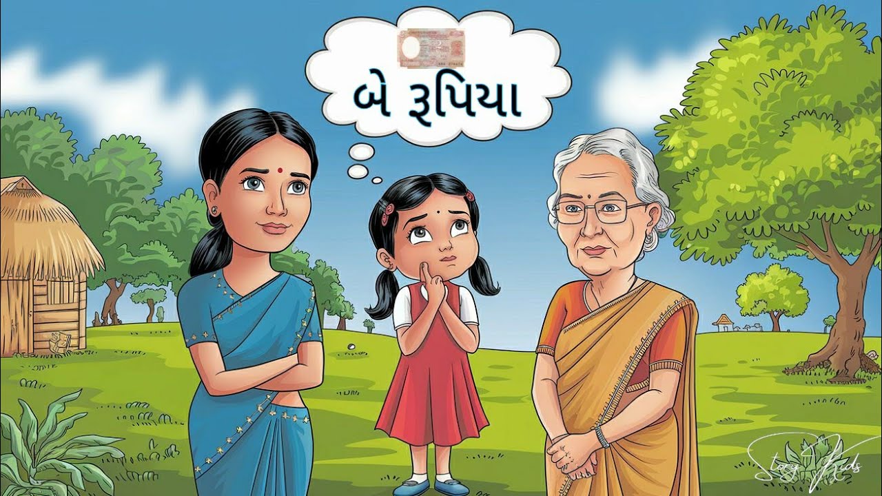 બે રૂપિયા | ધોરણ 6 | Gujarati Stories for Kids | Moral Story | @Story Kids