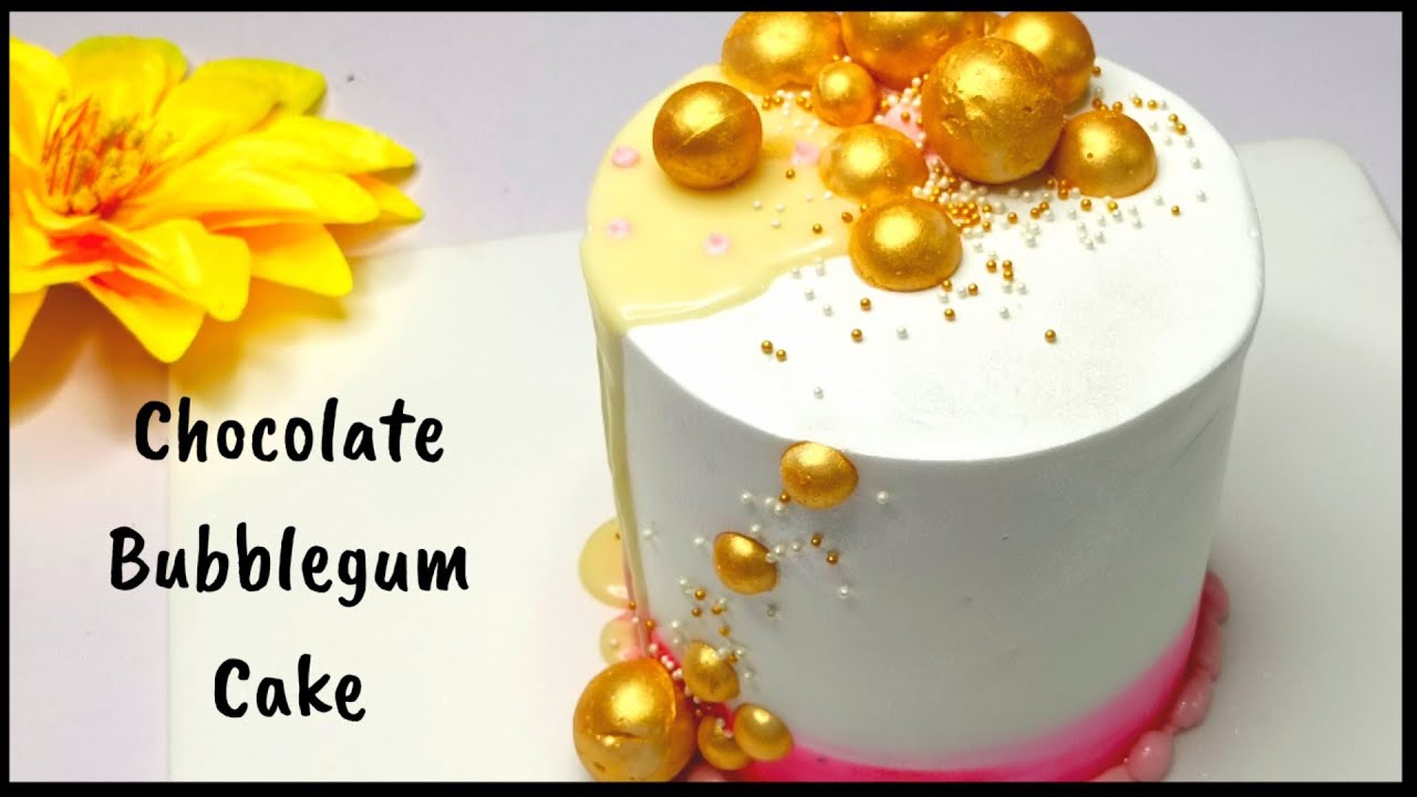 Unique Flavour | Chocolate Bubblegum Cake | Chocolate Cake | Bubblegum Flavour Cake