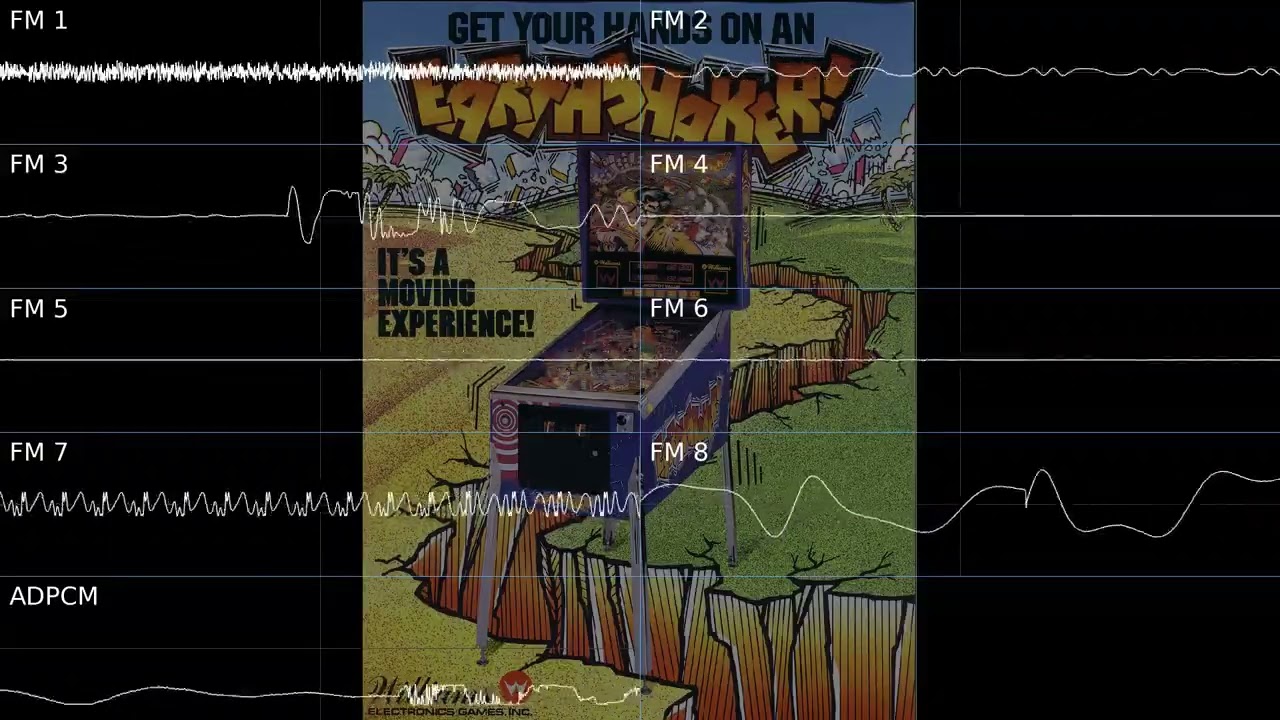 Earthshaker! - Main Theme (Oscilloscope View)