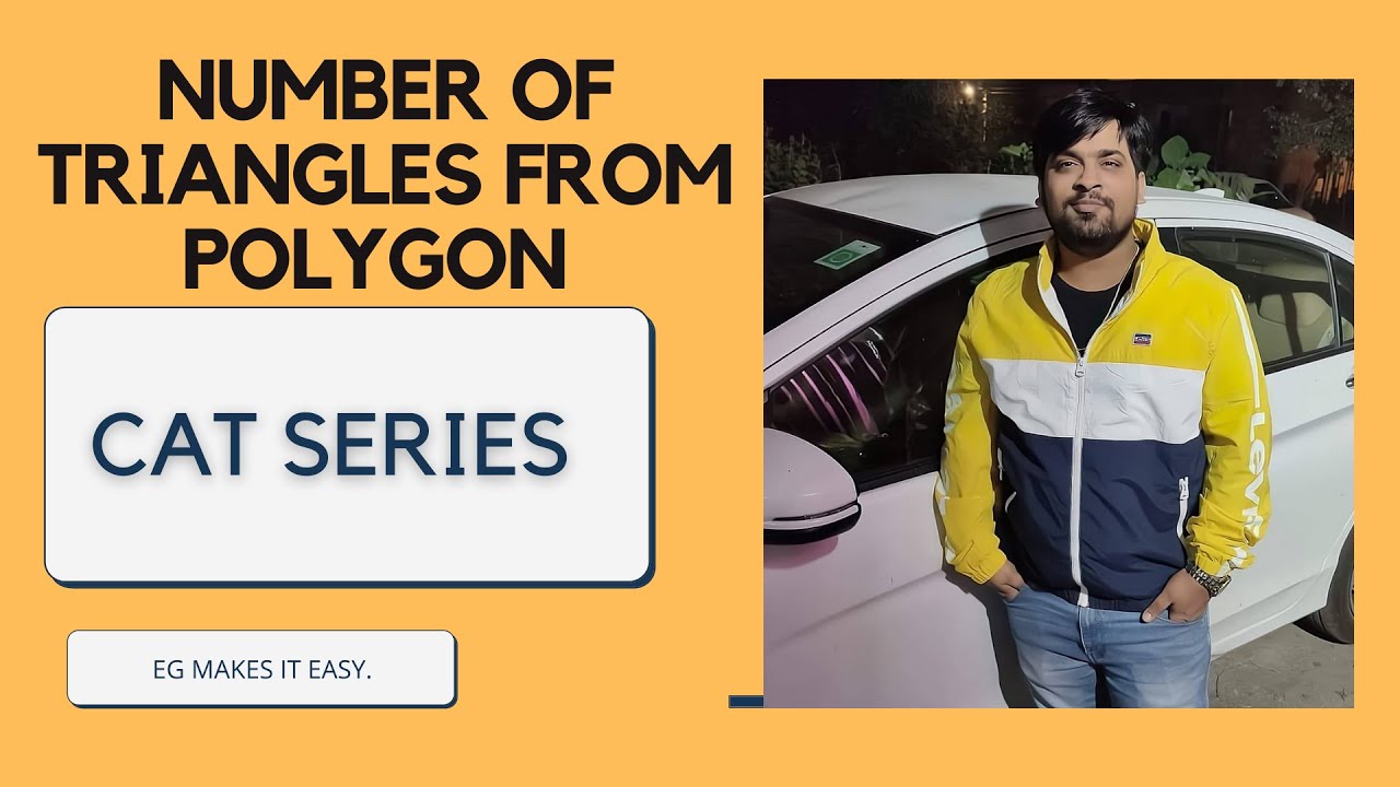 CAT QUANT CONCEPT 7| NUMBER OF TRIANGLES FROM POLYGON | ElitesGrid