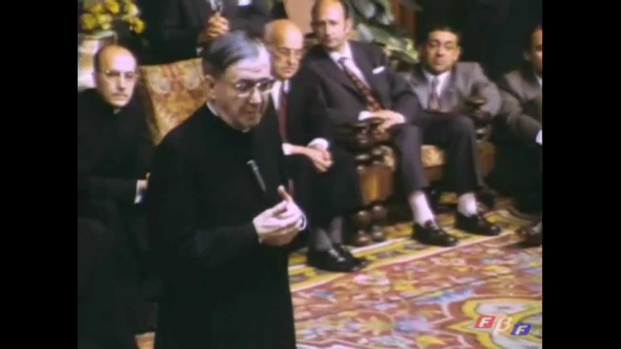 San Josemaría, fundador del Opus Dei: 
