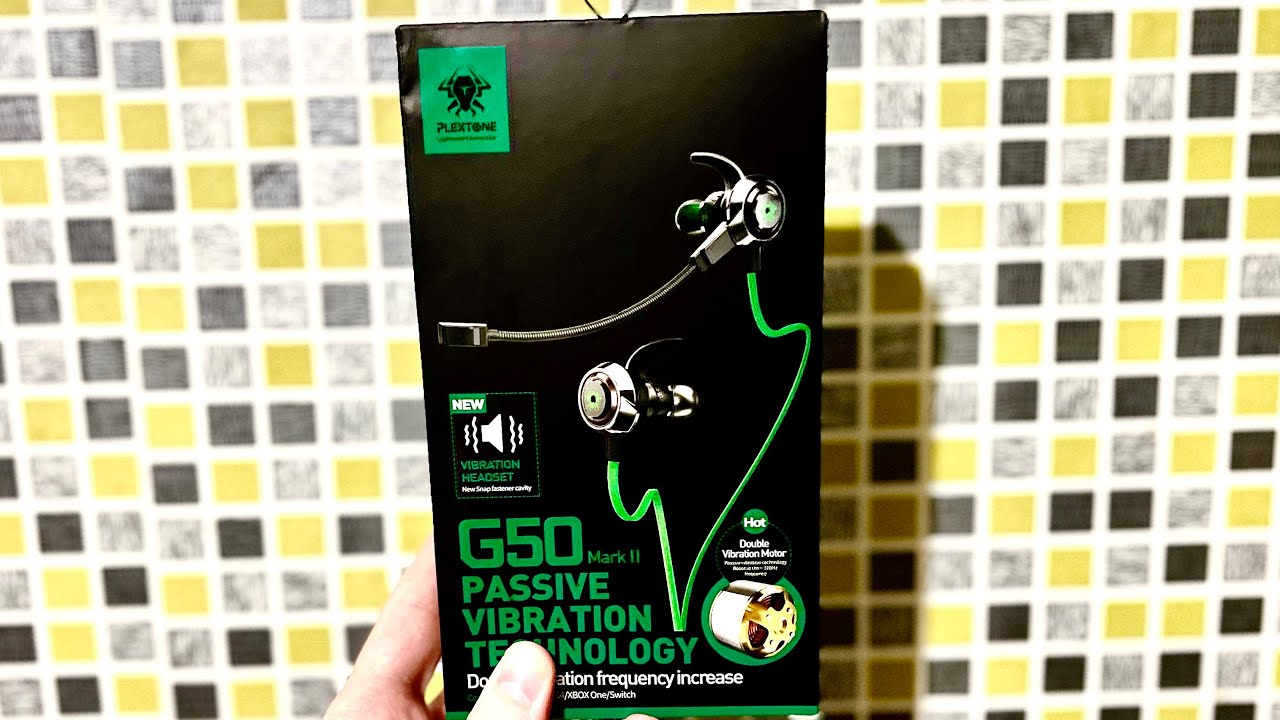 ИГРОВАЯ ГАРНИТУРА PLEXTONE G50 MARK 2 НАУШНИКИ С ВИБРОМОТОРАМИ ХОРОШИ