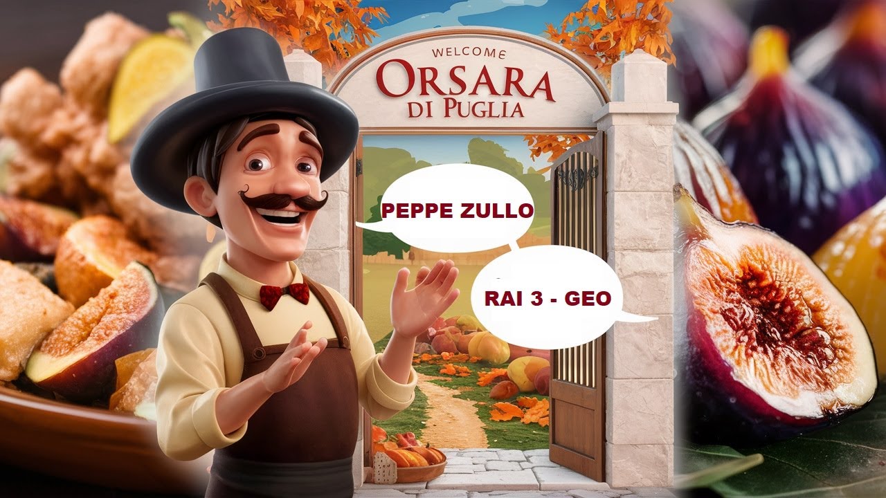Fichi e cibo d'autunno su GEO RAI3 Peppe Zullo