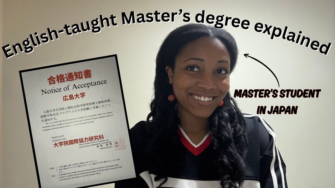 English-Taught Master’s Degree Abroad 🇯🇵 | My Real Experience Studying in Japan