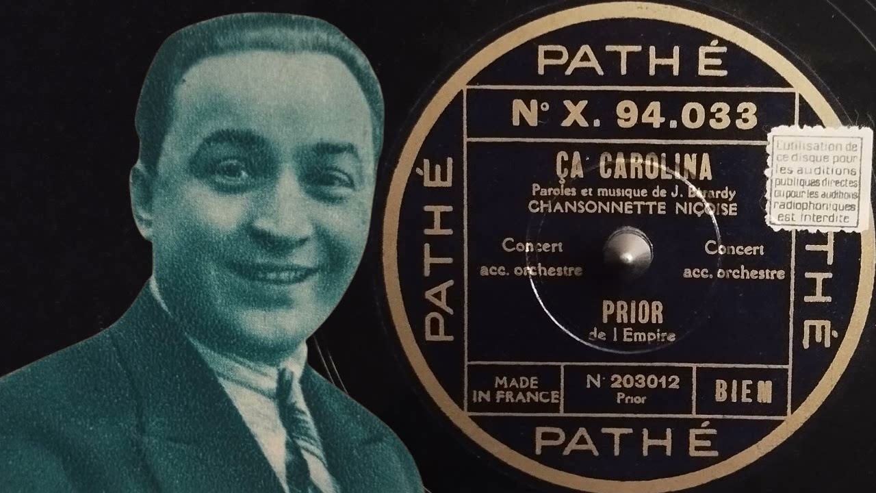 Prior - Ça Carolina - 1931