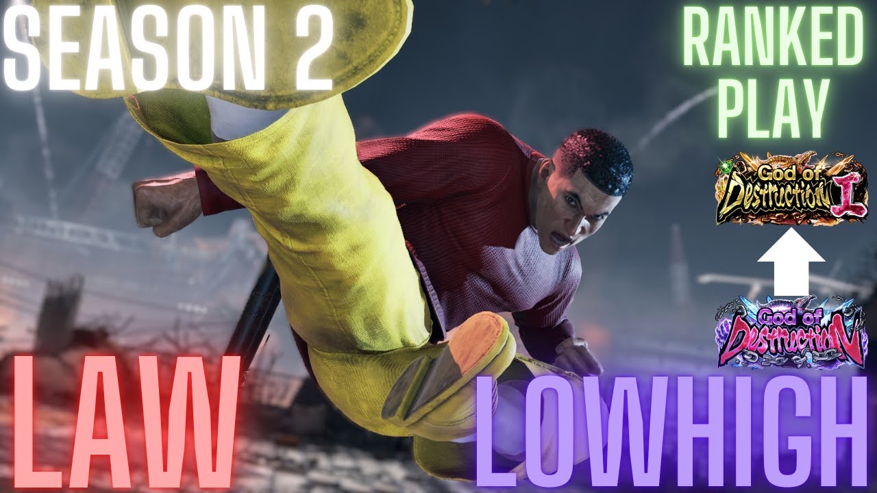 Tekken 8 | LowHigh (Law) God of Destruction To God 1 Ranked Play
