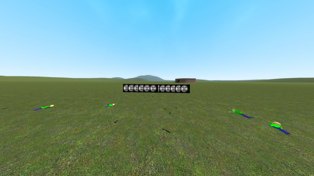 Wish i knew's vs a Army of Baldies!  Garry's Mod