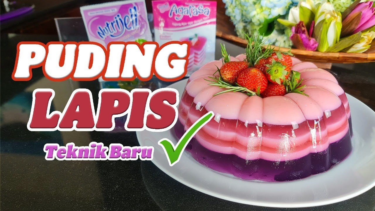 CARA BEDA MEMBUAT PUDING LAPIS