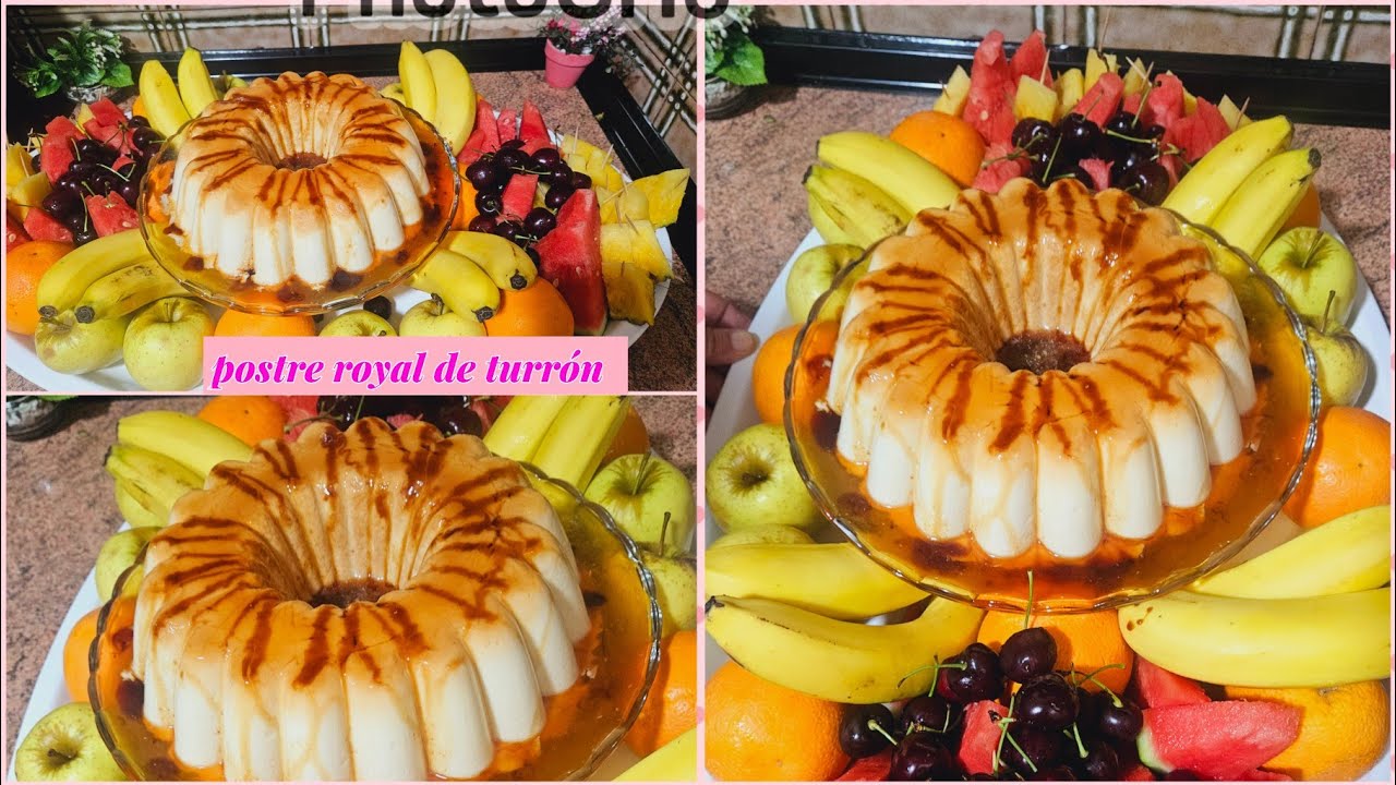 El mejor postre royal que puedes probar, FLAN DE TURRÓN y cuajada es una delicia para los invitados