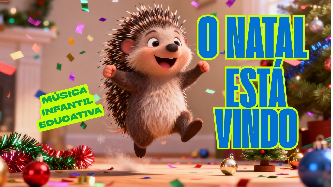 O NATAL ESTÁ VINDO - MÚSICA INFANTIL EDUCATIVA.