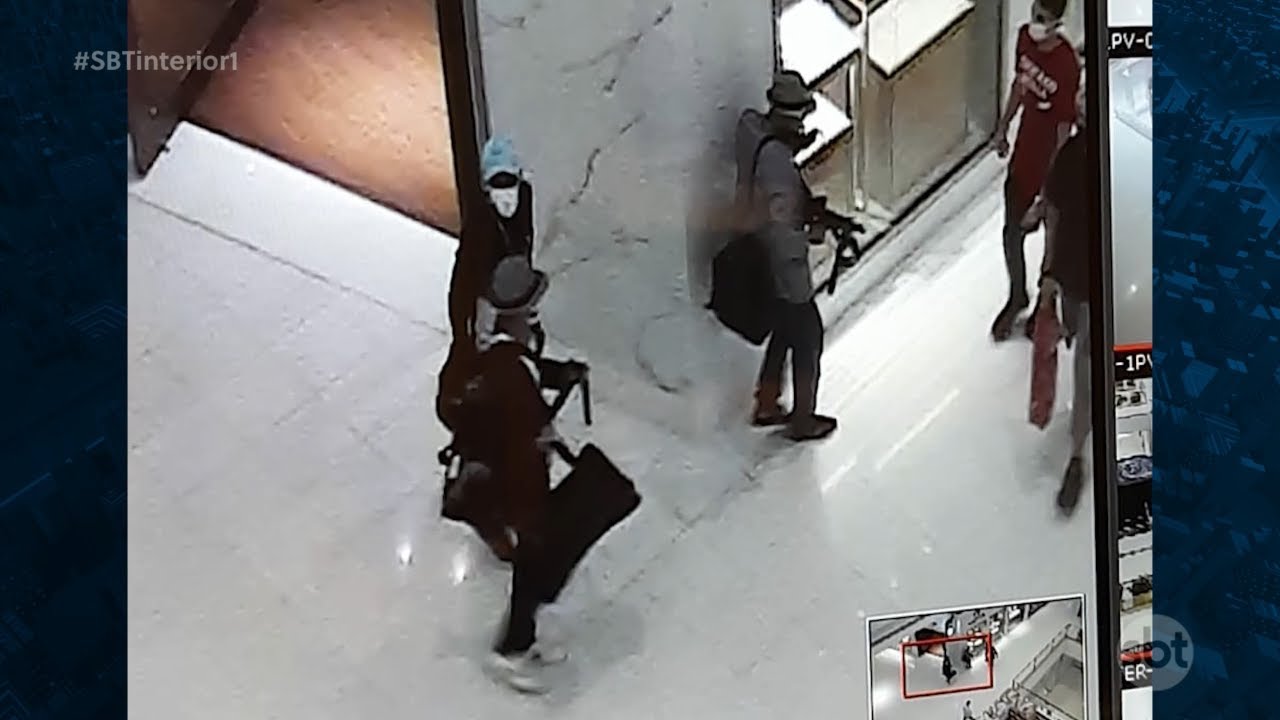 Rio Preto: bandidos invadem shopping para assaltar joalheria