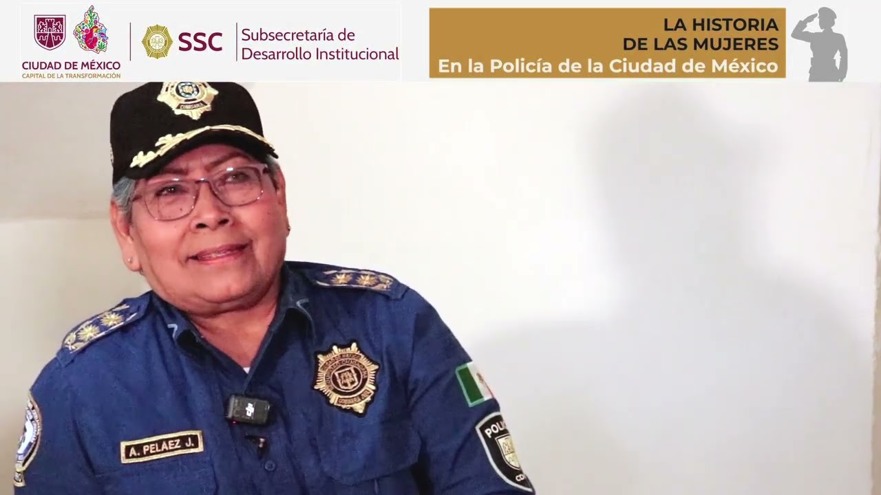 ENTREVISTA A LA COMISARIA JEFA ADALBERTHA NARCISA PELÁEZ , DE LA  SSC CDMX