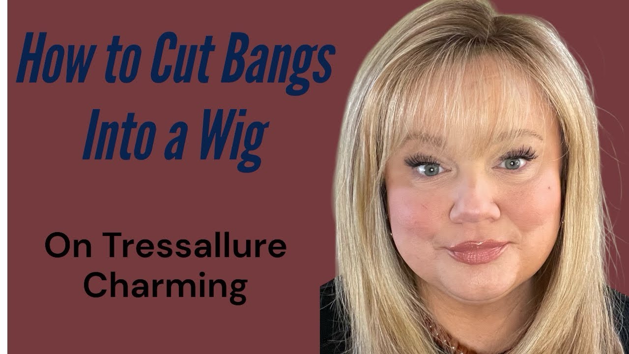 Wig Stylist Tutorial: Cut Wispy Bangs & Texturize with Feather Razor, Tressallure Charming 