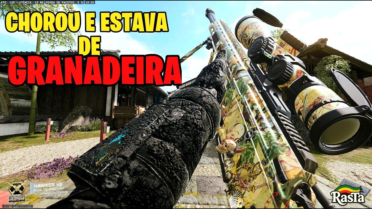 O CHORÃO DE GRANADEIRA SÓ TOMOU BALINHA DE BALLISTA e ME DENUNCIOU KKKK (mouse e teclado)