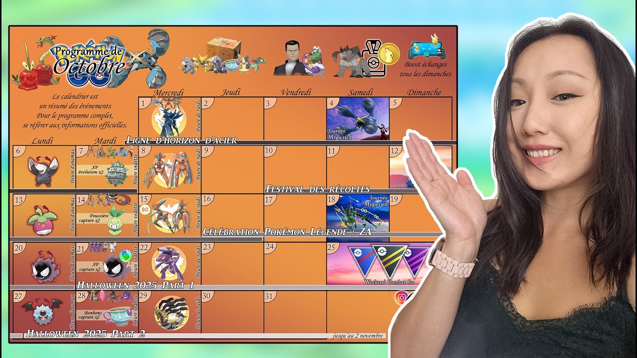 POKEMON GO en OCTOBRE