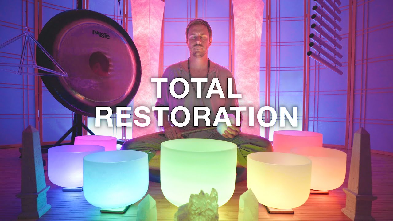 **TOTAL CHAKRA RESTORATION** Comprehensive Sound Bath Cleanse
