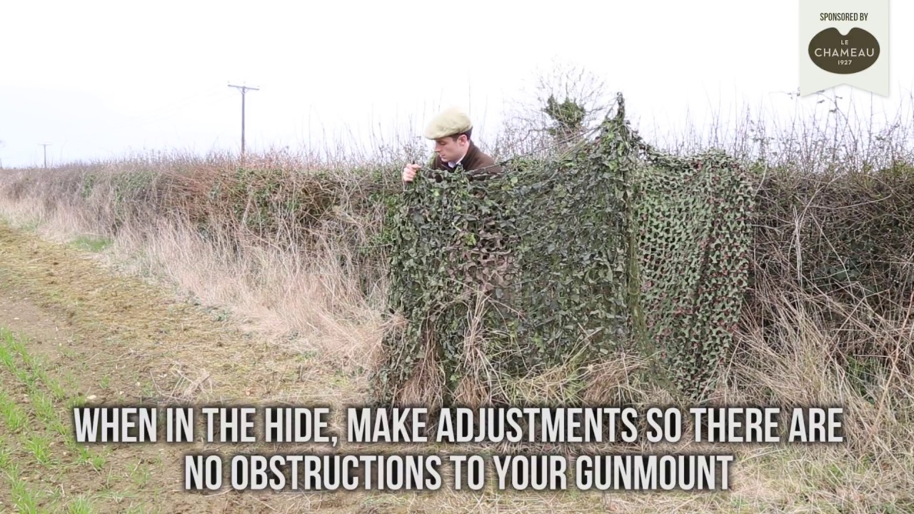 How to build a pigeon hide – with Fieldsports Magazine
