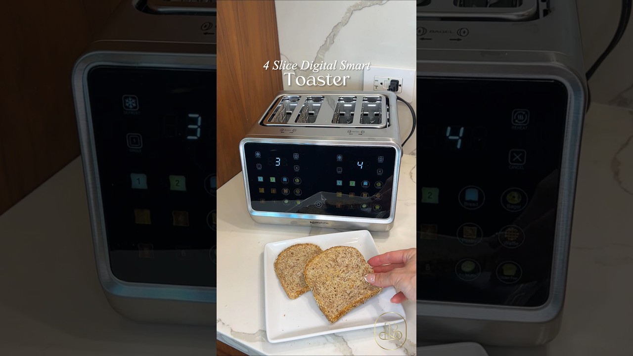 Умный сенсорный тостер | Идеальные тосты каждый раз 🍞✨ | Цифровой дизайн на 4 ломтика 