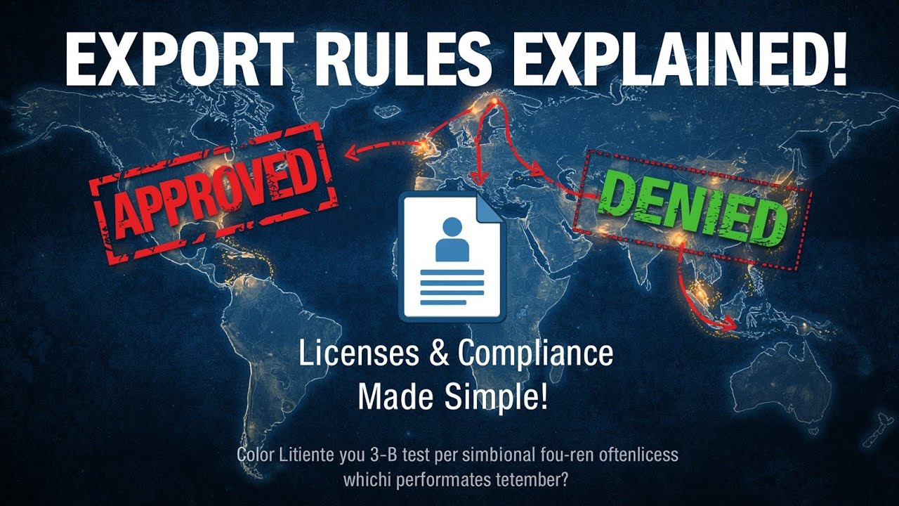 Export Controls and Licensing Explained | Complete Guide for Businesses