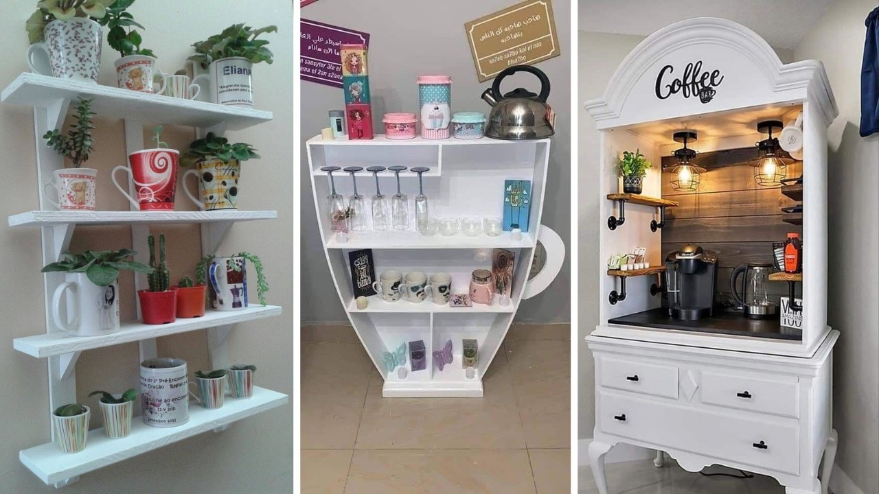 +157 iDEAS para CREAR tu propia ESTACION de CAFE en CASA que harán de tu rincón un LUGAR ESPECIAL